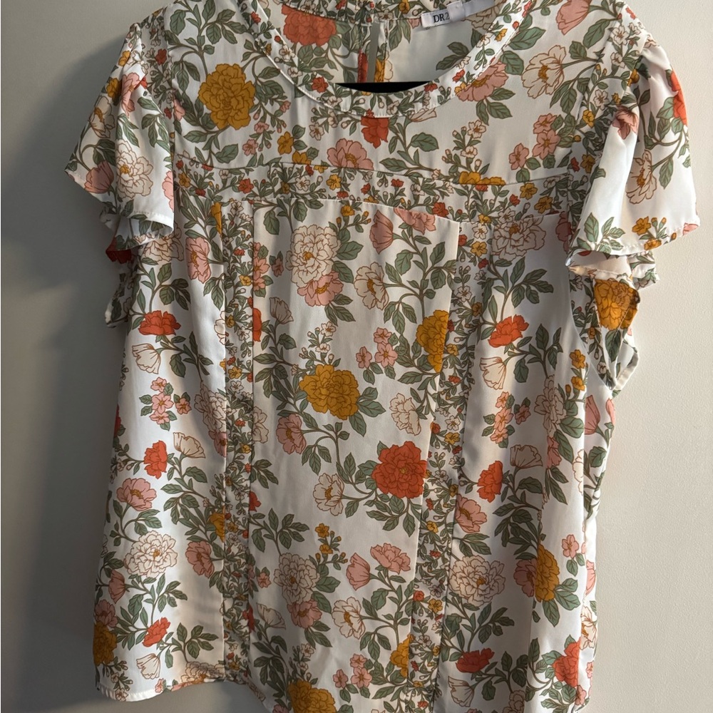 DR2 Multicolor Floral Blouse